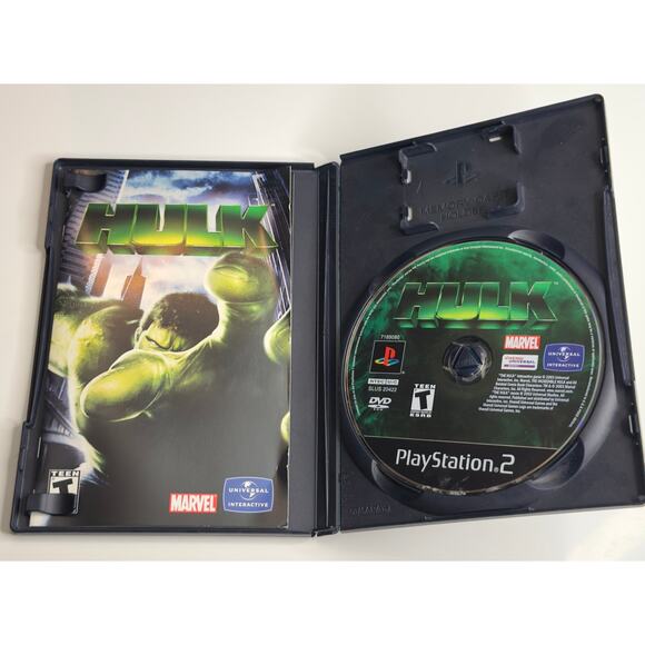 Hulk Videogame (Sony PlayStation 2, 2003) Complete CIB PS2 Game w/ Manual - Picture 4 of 7